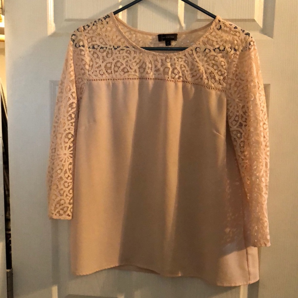 Peach blouse